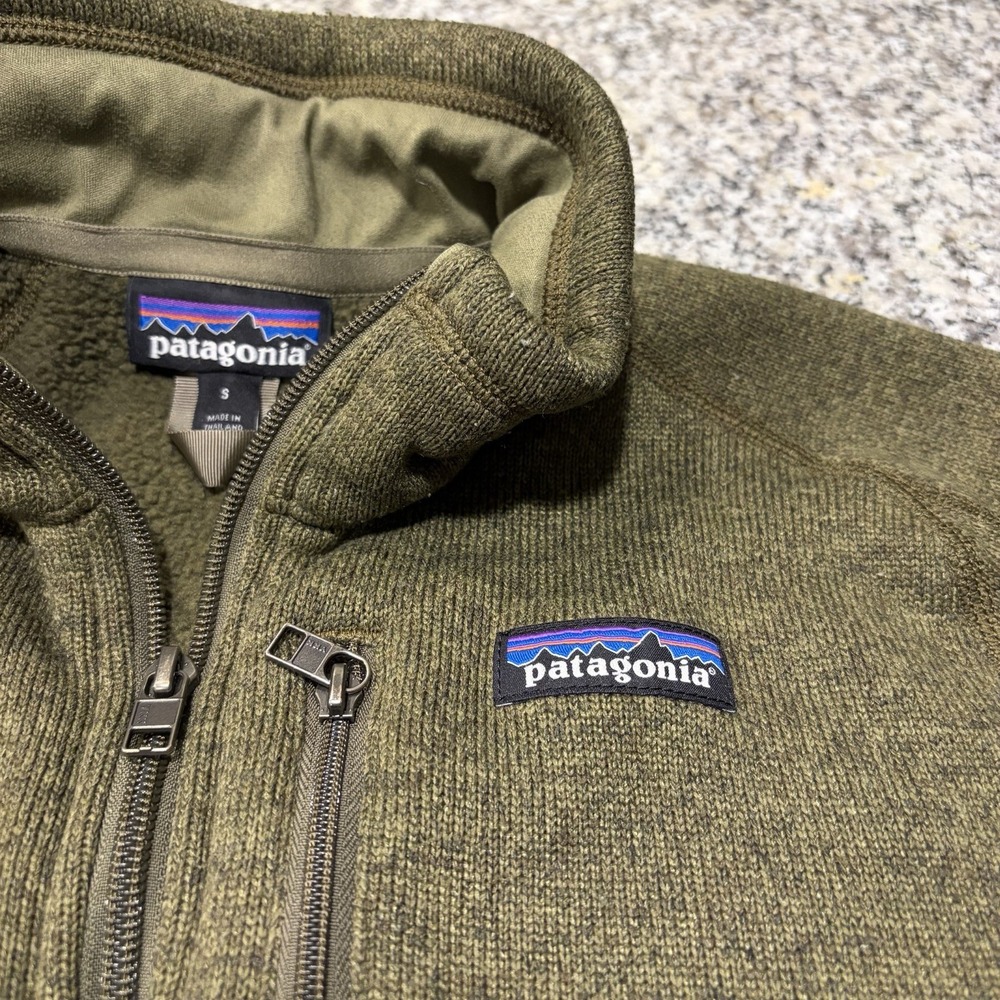 Patagonia Better Sweater Fleece Jacket Men's Small Green Heather Full Zip⁠